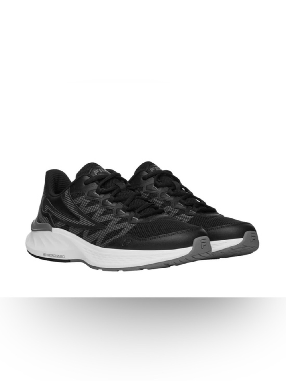 FILA Athletic Men's Gray & Black Running Sneakers